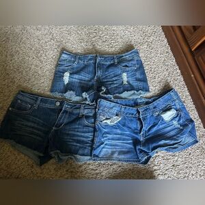 Women's Blue Denim Shorts